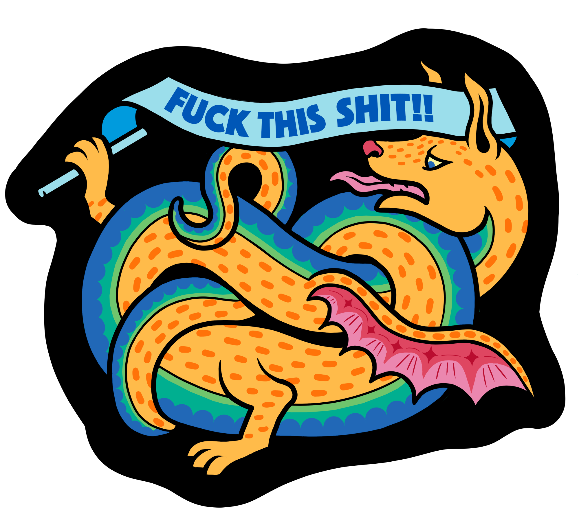A new 'fuck this shit' sticker