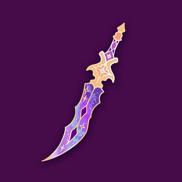 Nebula Dagger Pin