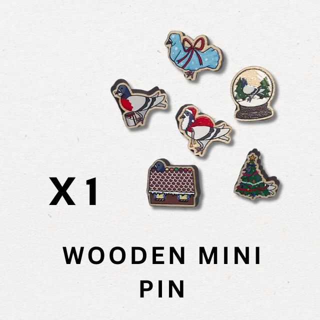 Wooden Coosplay Mini Pin