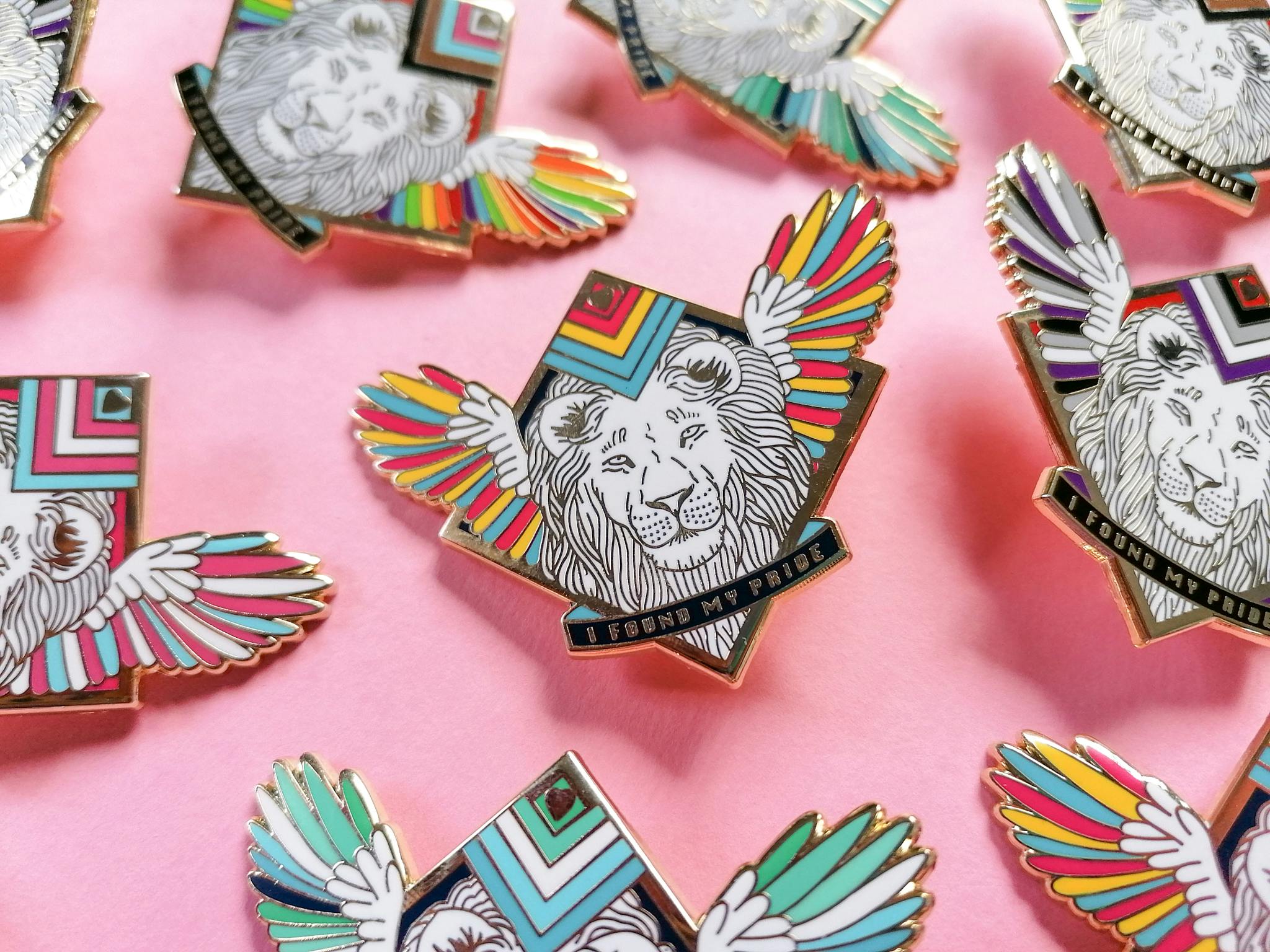 Pan Pride Lion Pin