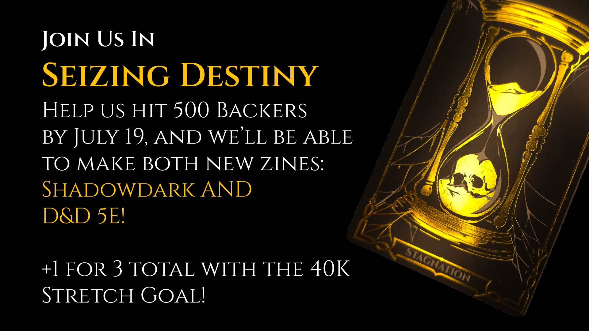 Reach 500 Backers By July 19 to Unlock Bonus Zines!