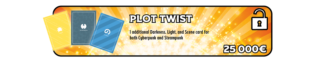 Unlocked Stretch Goal 25k€ - Extra Darkness, Light, Scene card