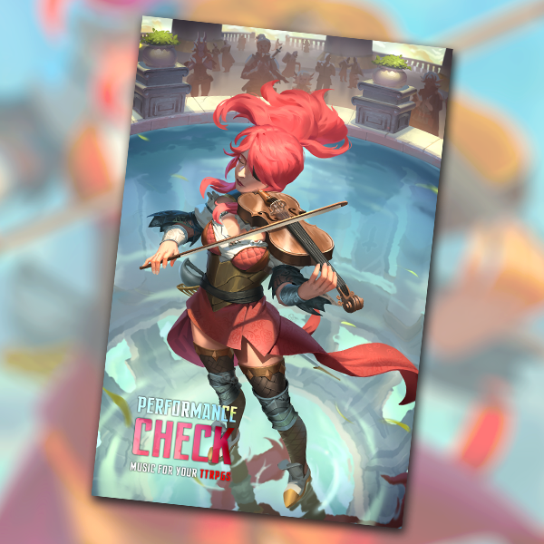 Poster Print - Lyre Performs