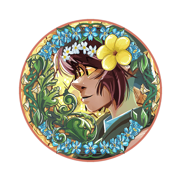 Wooden Keychain (Acantha)