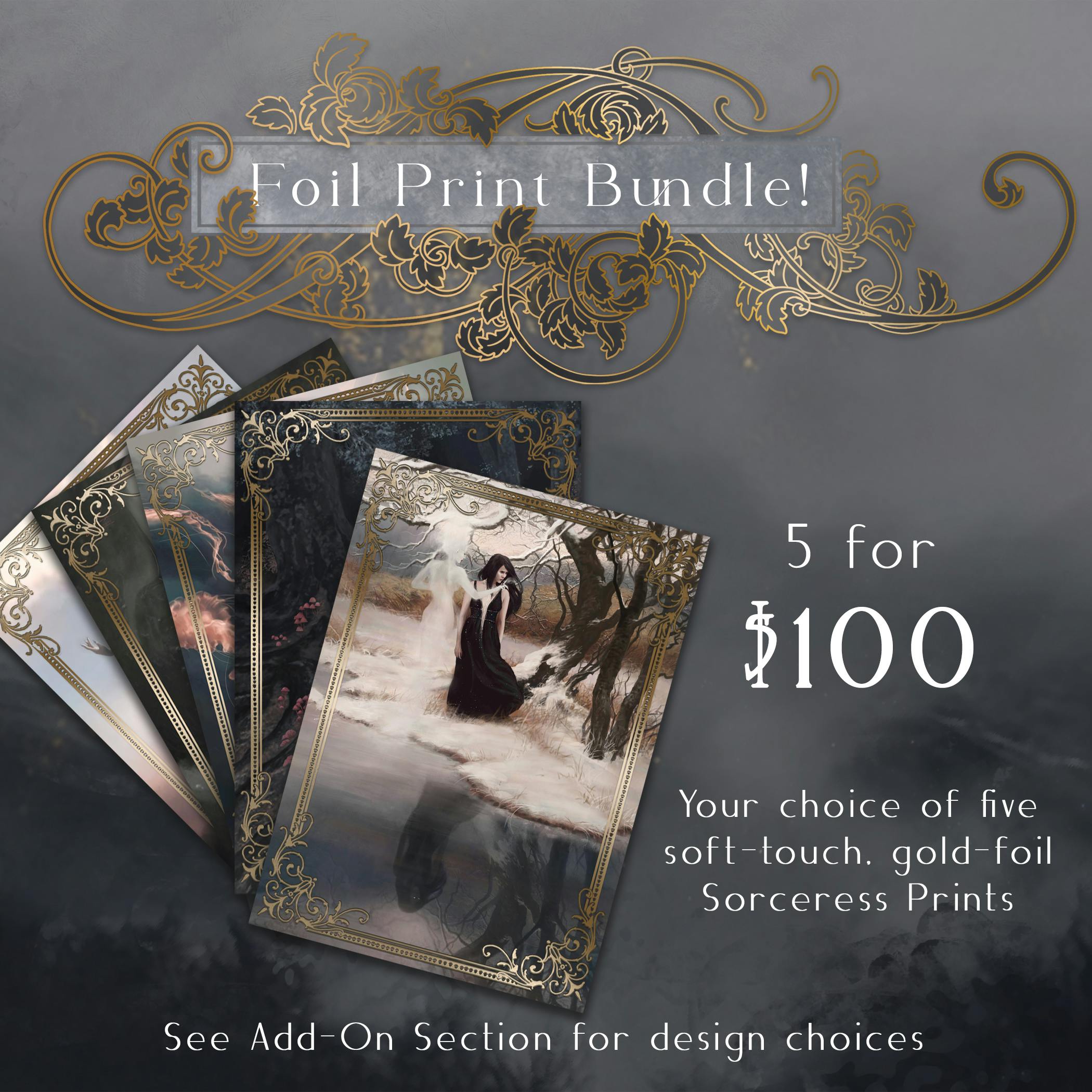 Gold Foil Print Bundle