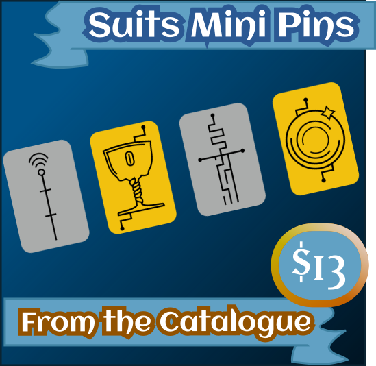From the Catalogue | Suits Mini Pin Set