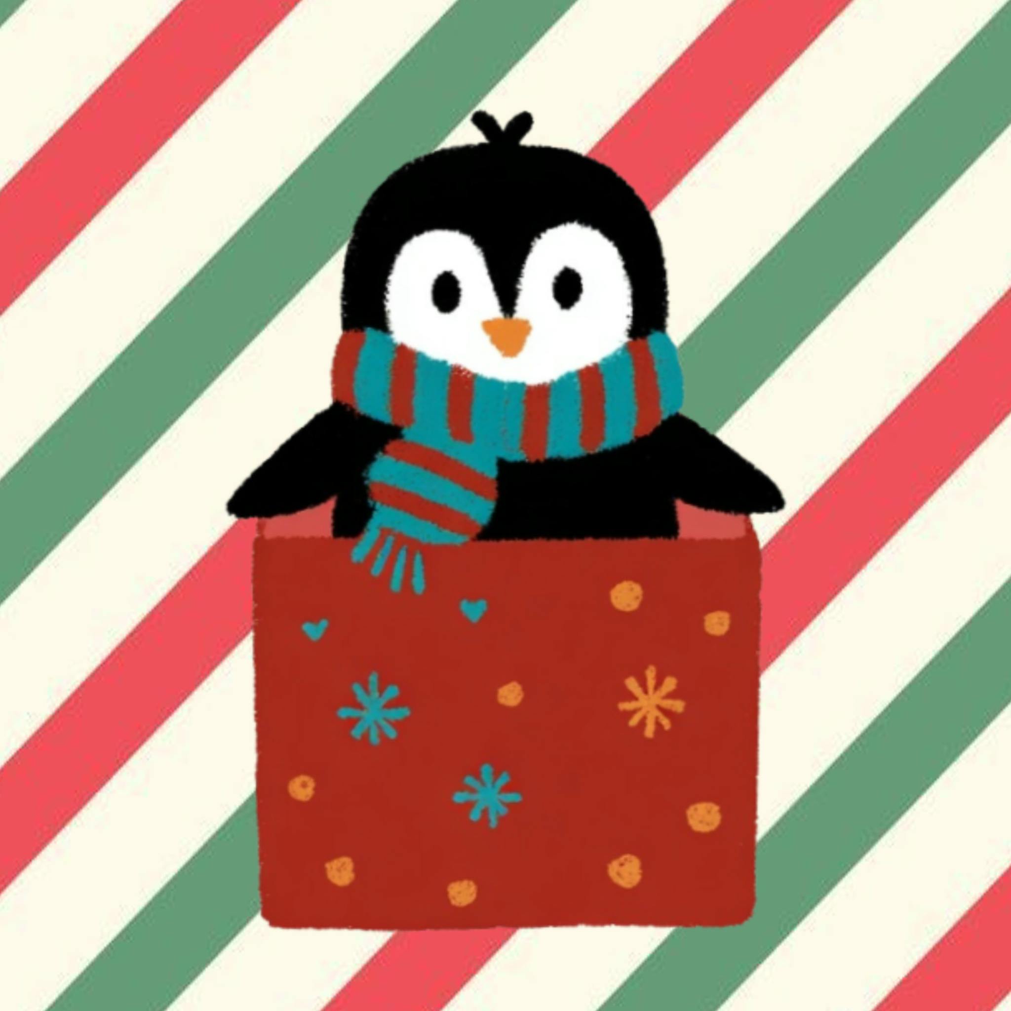 Penguin Die-Cut Sticker