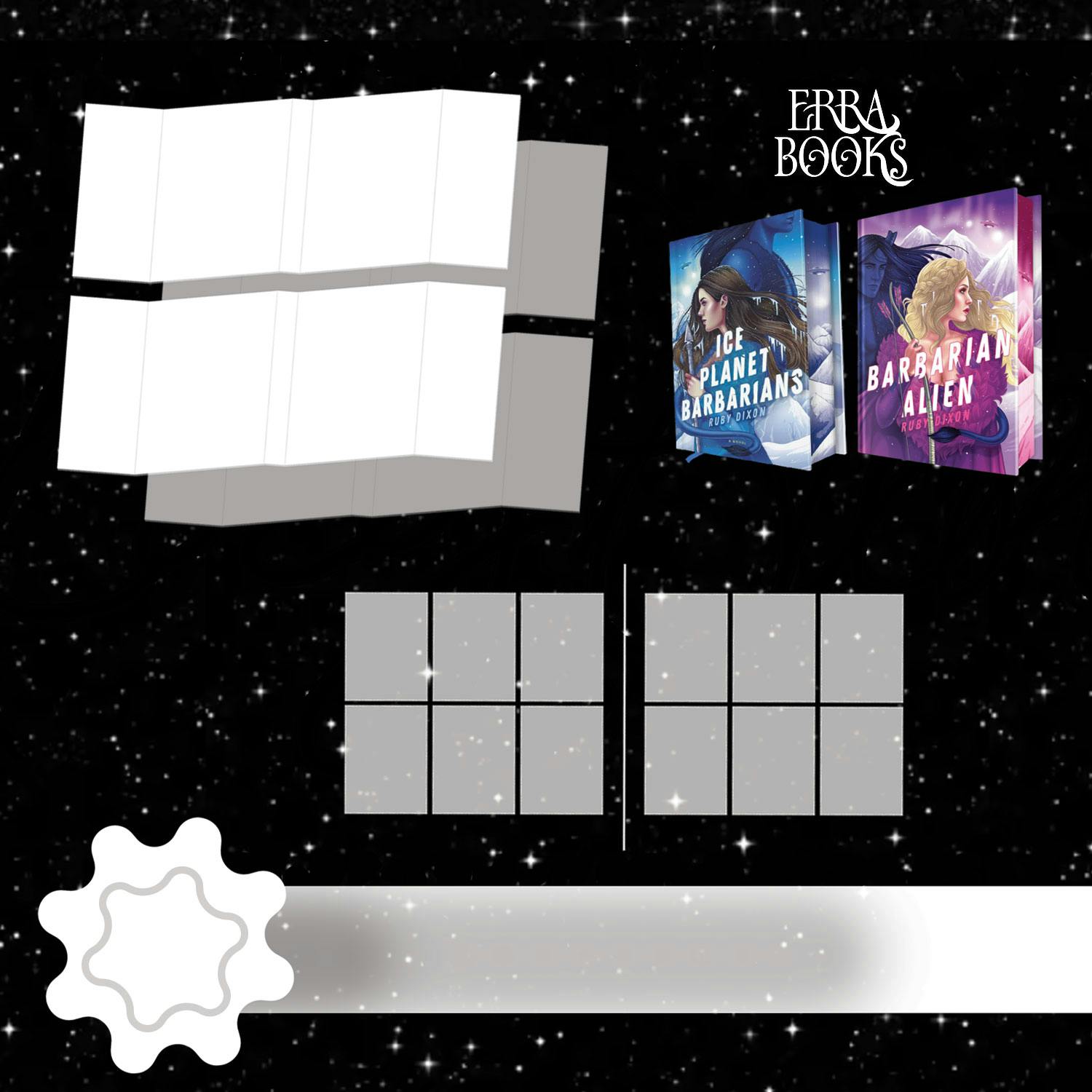 Ice Planet Barbarians x ERRA Books Dust Jacket and Overlay Set
