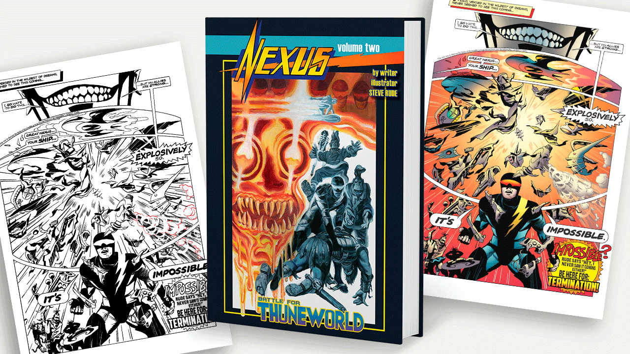 Nexus: The Battle for Thuneworld Hardcover by Steve Rude