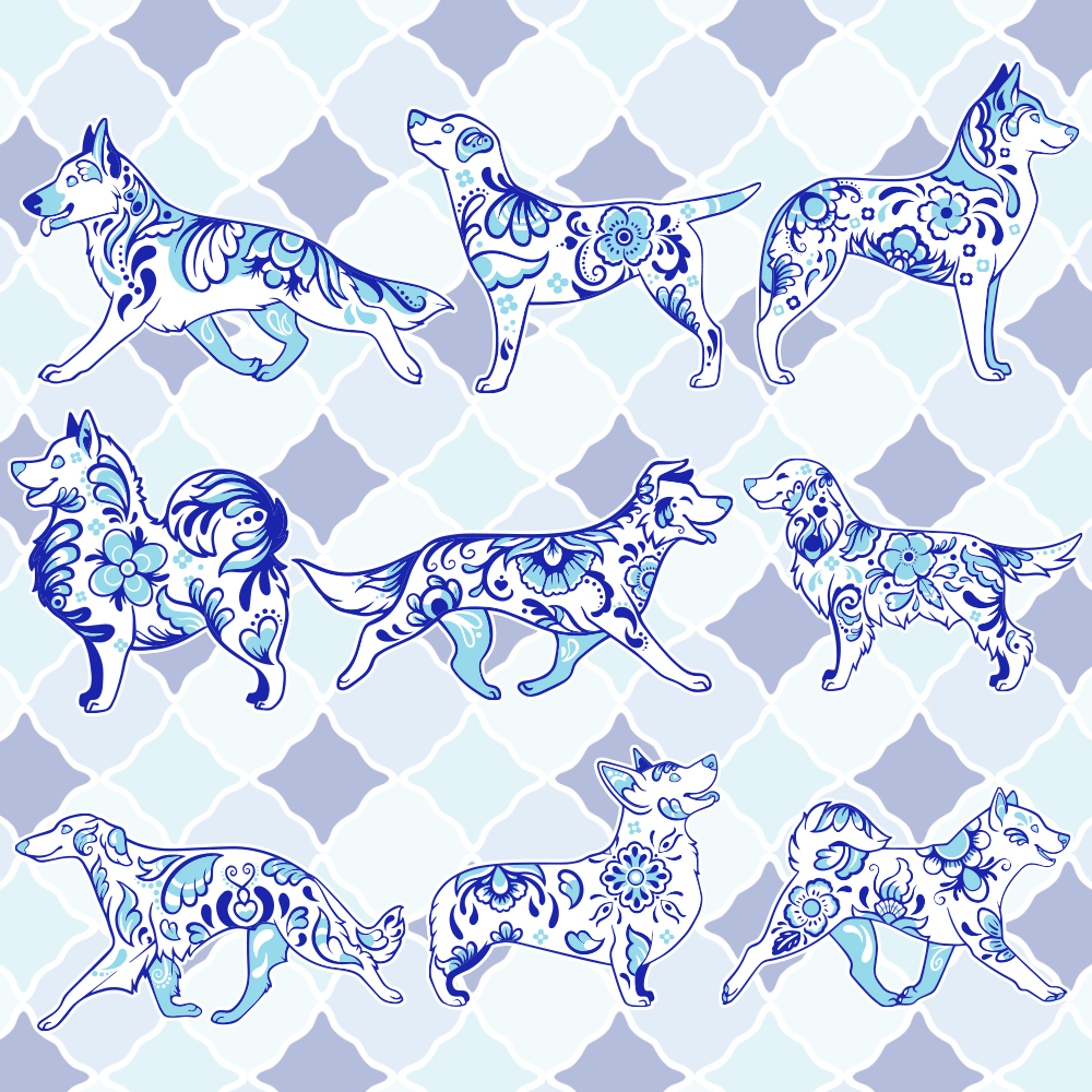 Porcelain Pooches  Campaign Collection