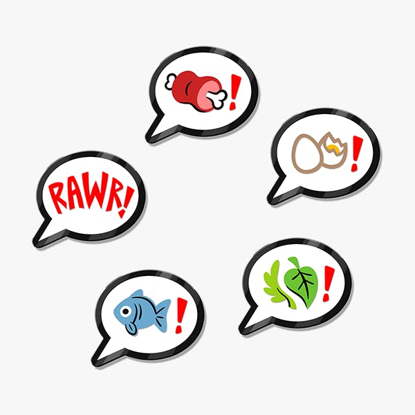 Dino Speech Bubble Mini Filler Pin