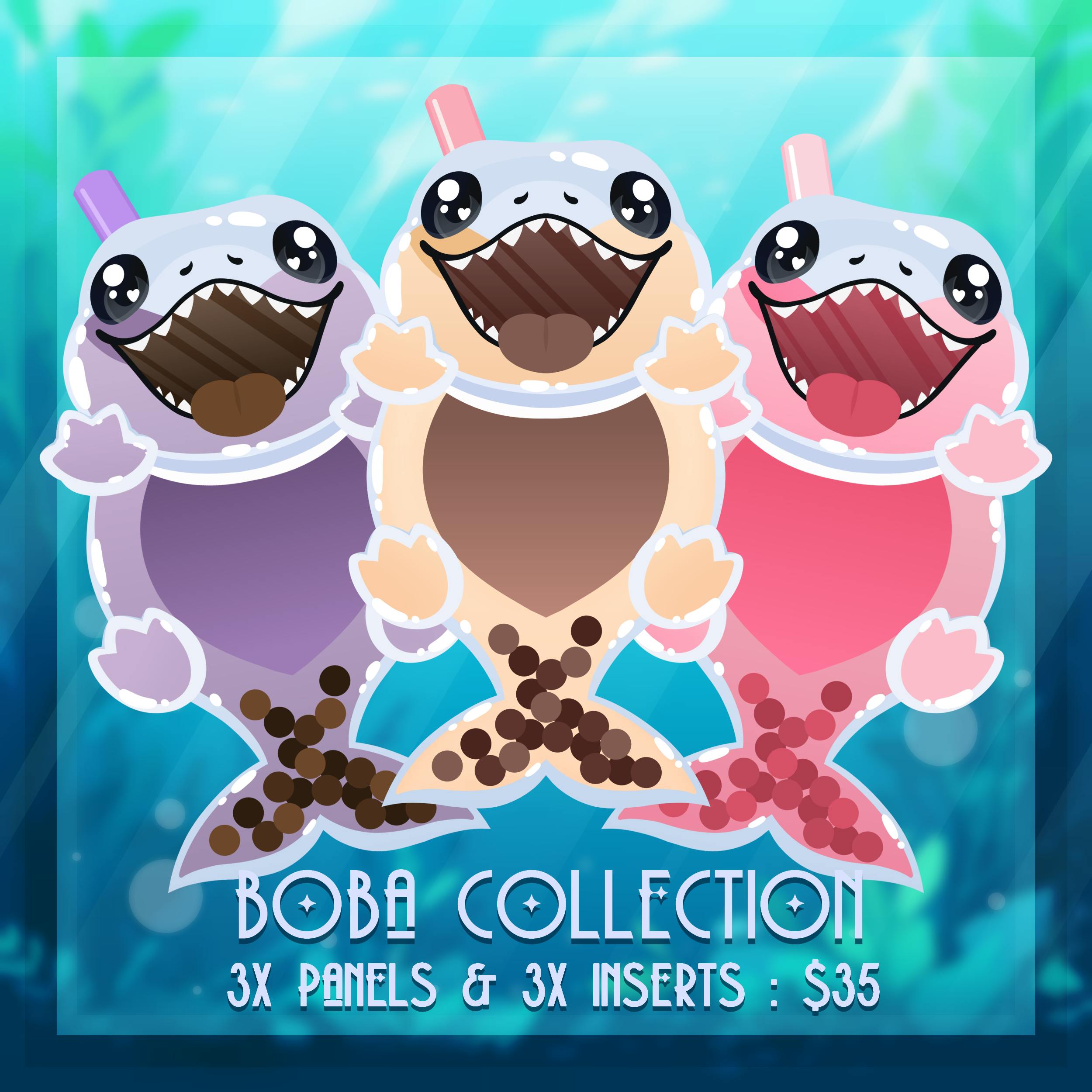 🧋 [BUNDLE] 🫧 Boba Collection ; 3 Panels & Inserts ! 🧋