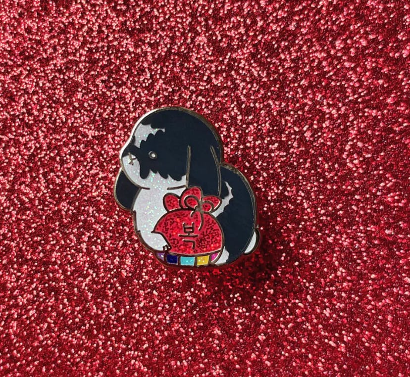Lunar Chappie Enamel Pin