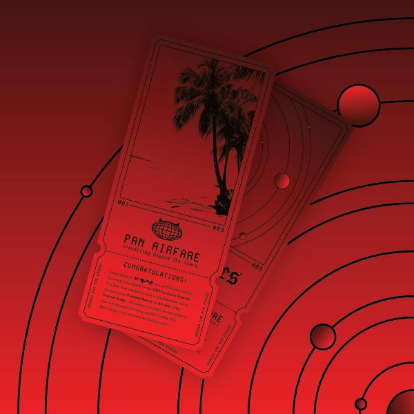 PAN airfare ticket (Bookmark)