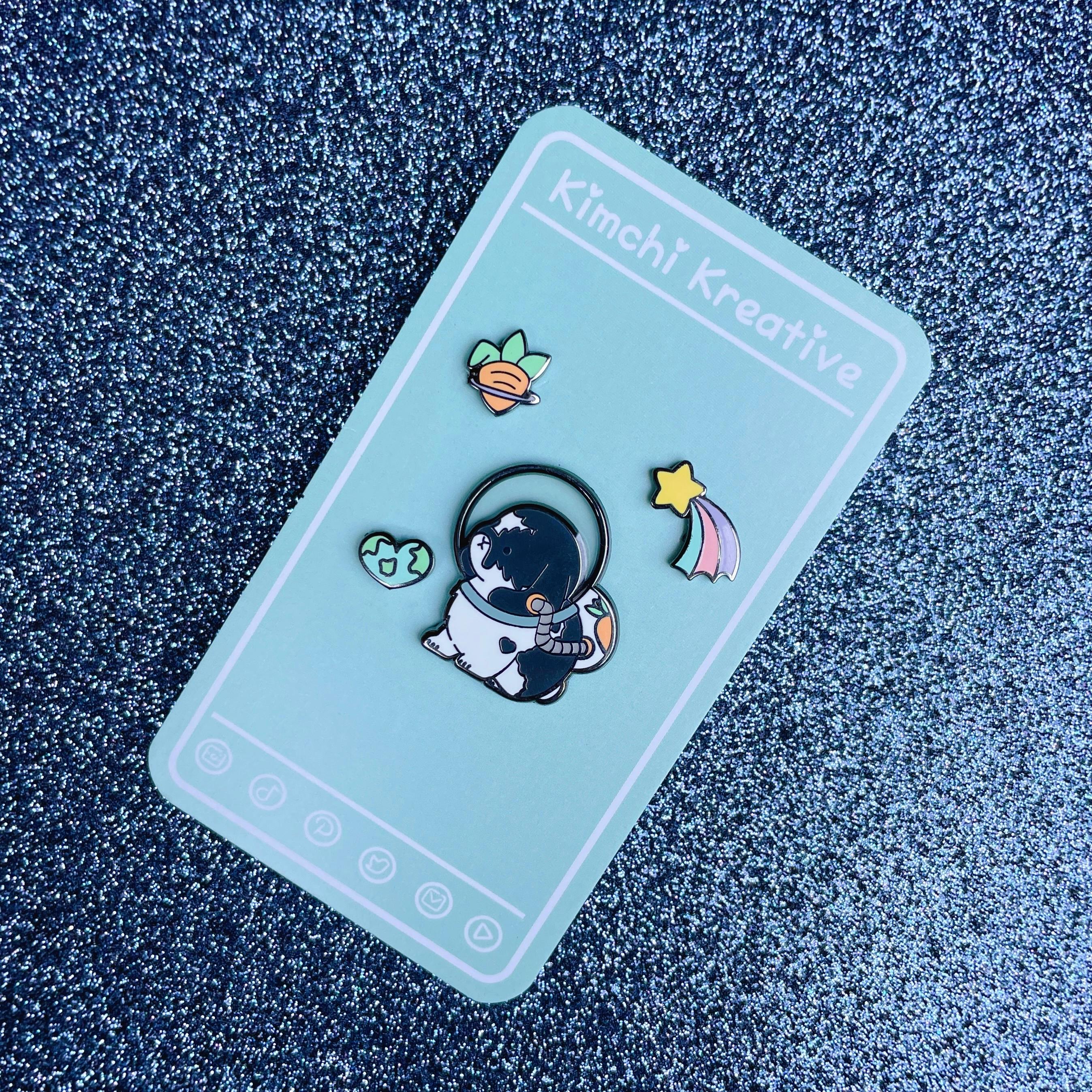 Space Bunny Enamel Pin