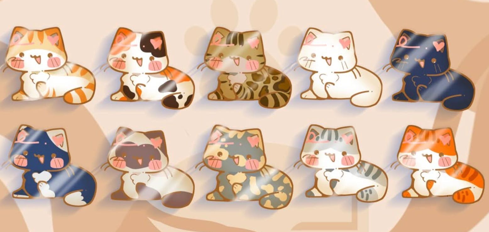 pins cat cafe bundle!