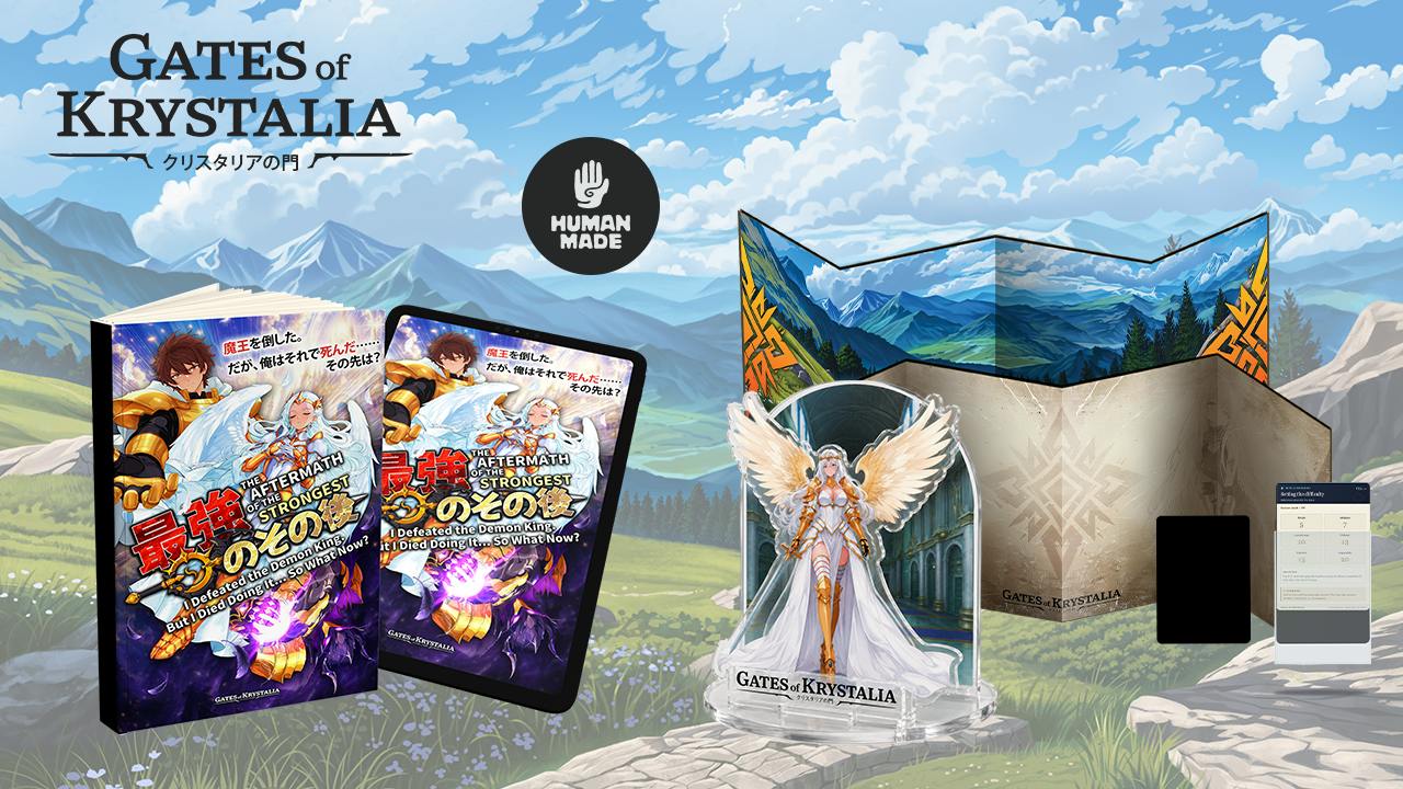 Gates of Krystalia: Light Novel & Anime TTRPG Gifts