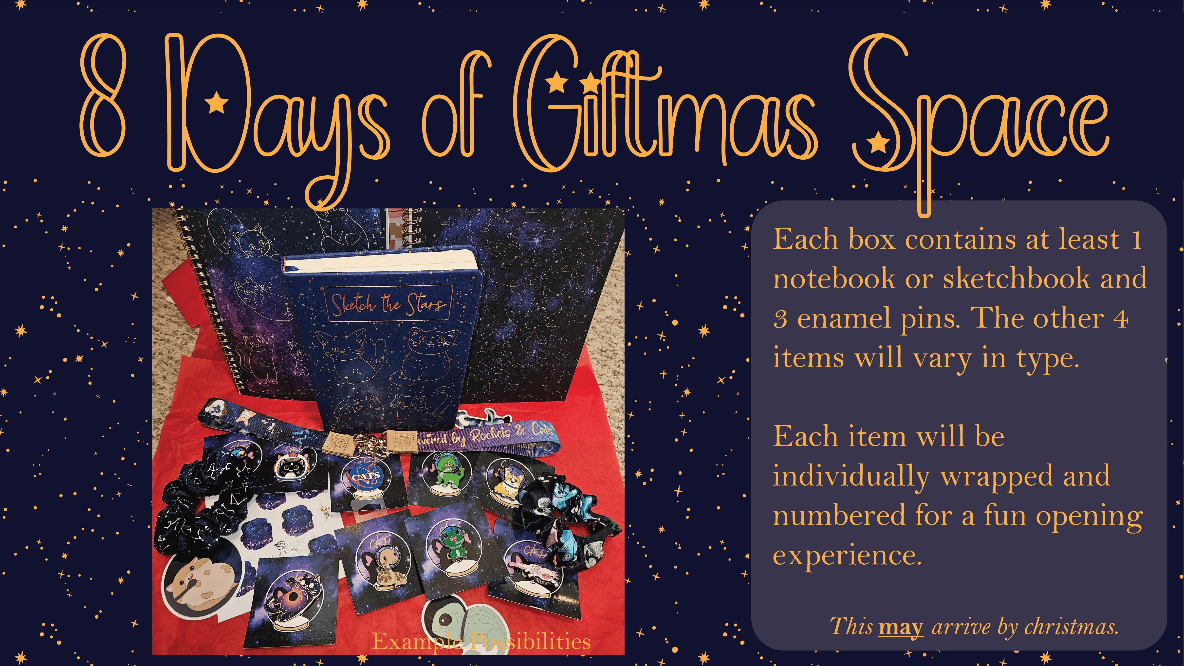 8 Days of Giftmas Space Themed