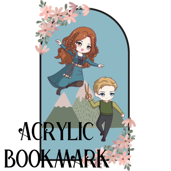 Chibi Character Acrylic Bookmark