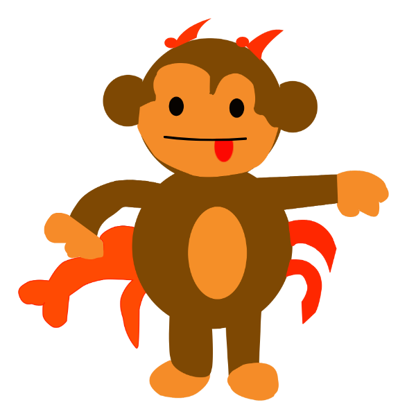 1x Single "Shrimpanzee" Sticker