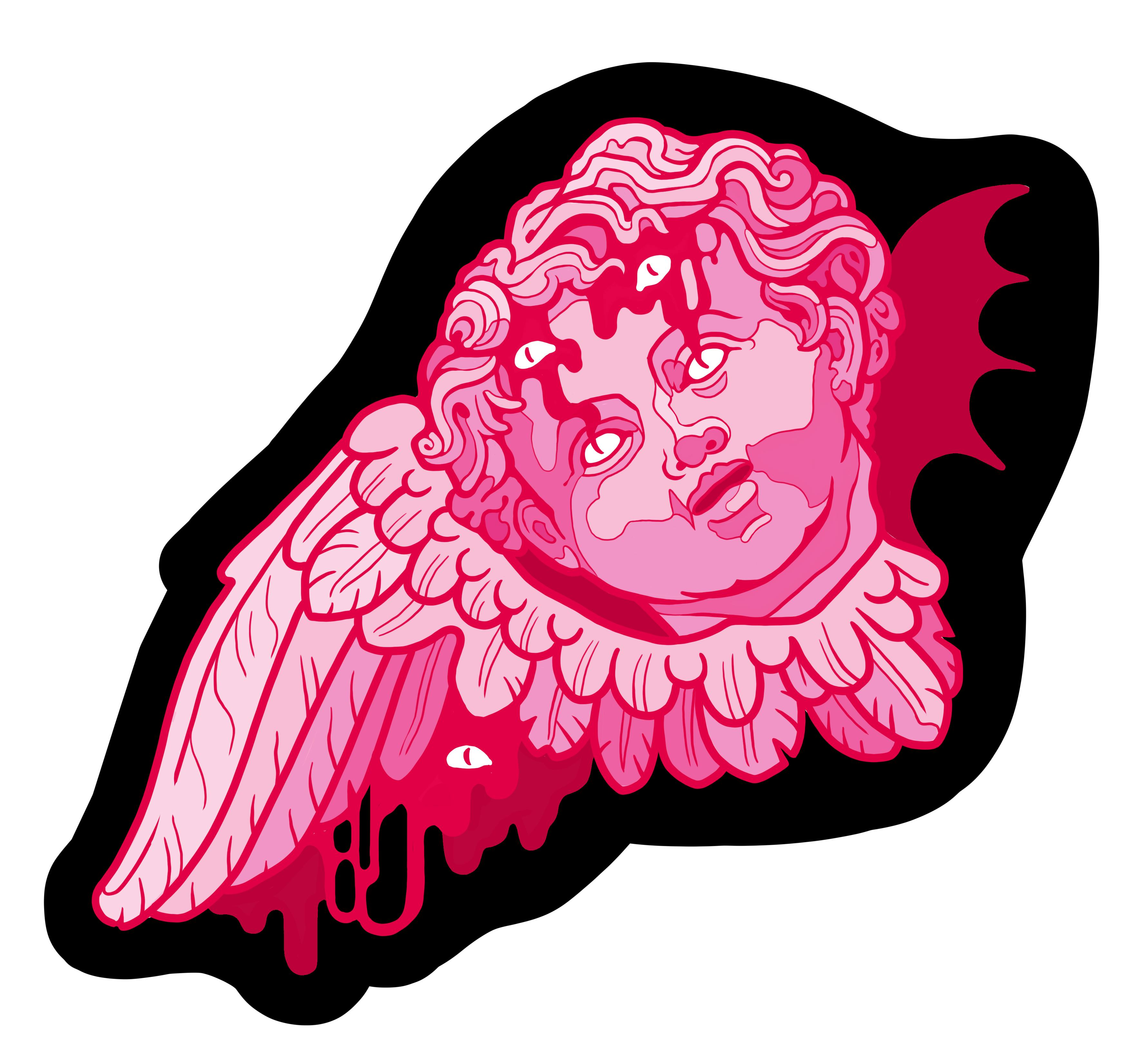 Celestial Cherub sticker