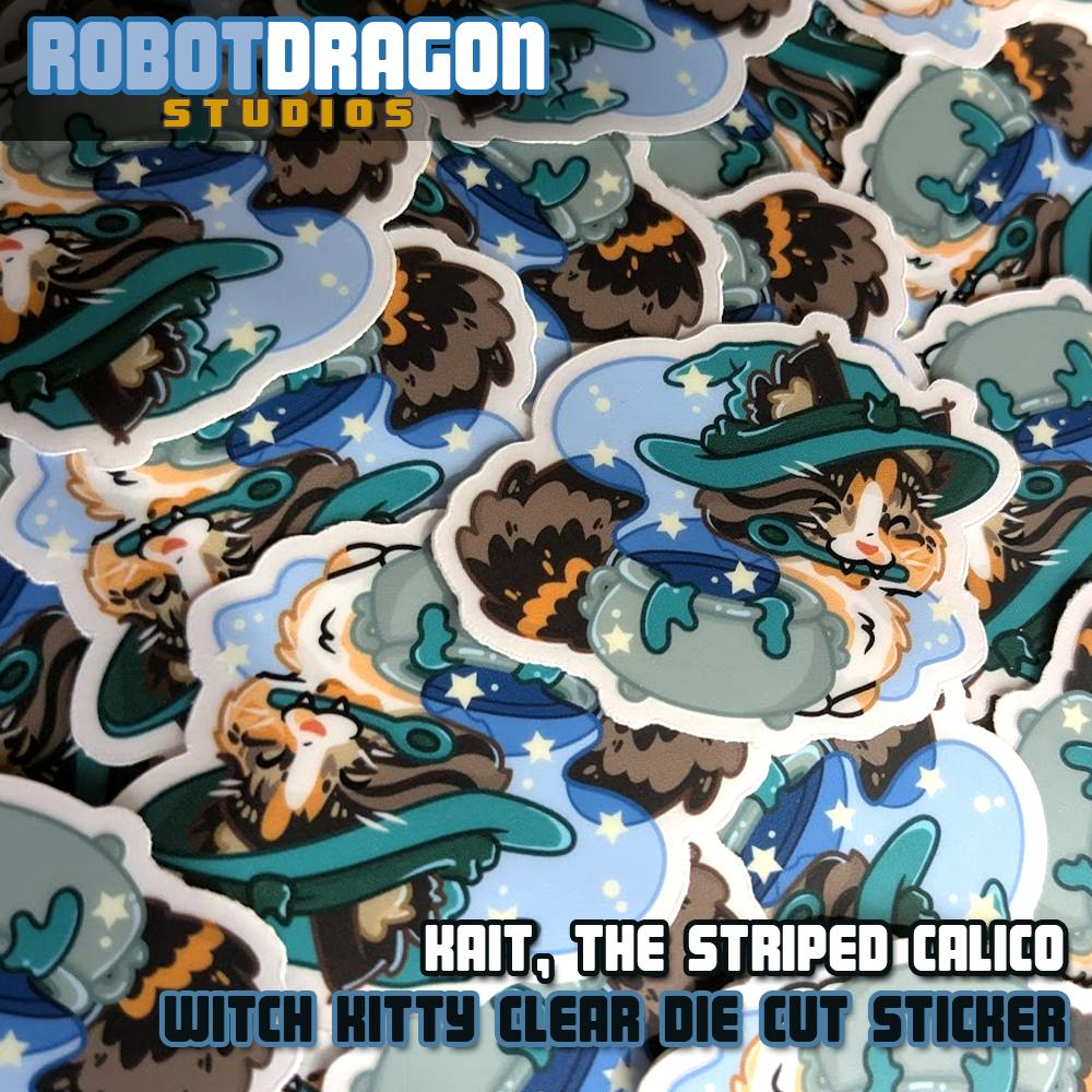 Kait Witch Kitty Sticker