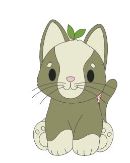 One Matcha Kitten Enamel Pin