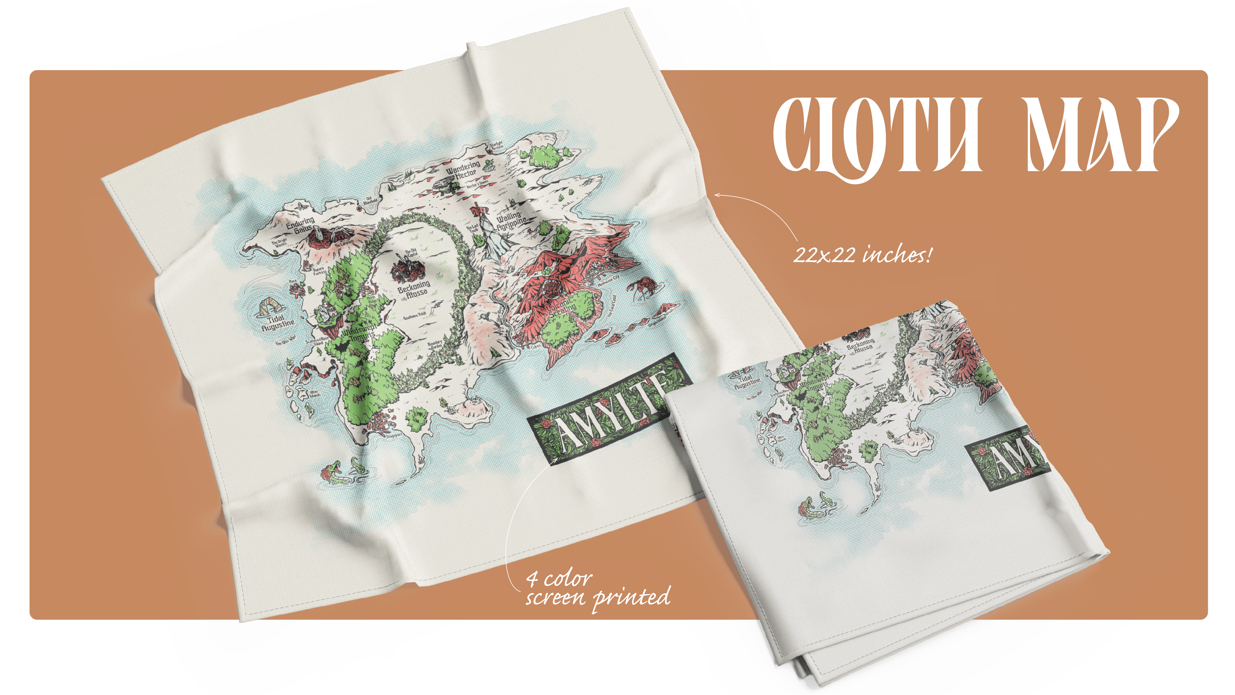 Image of the cloth map of Amylte