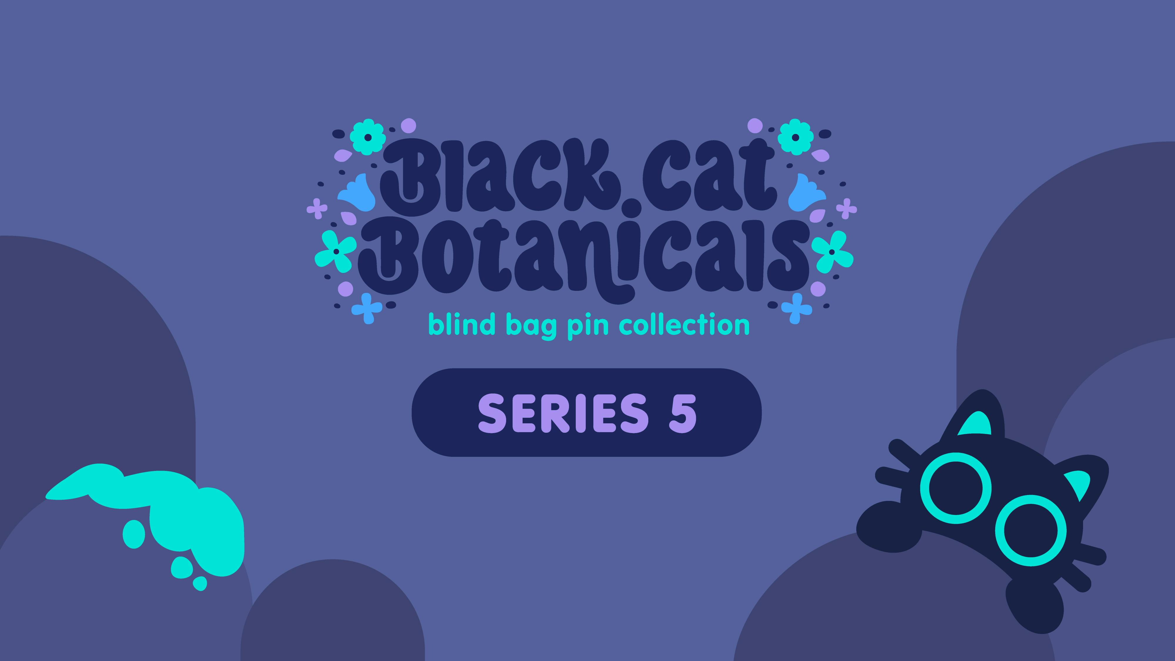 Black Cat Botanicals Series 5 - A Fungi Pin Collection