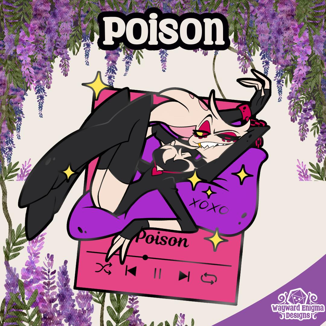 Hellova Tunes Enamel Pin: Song 1 