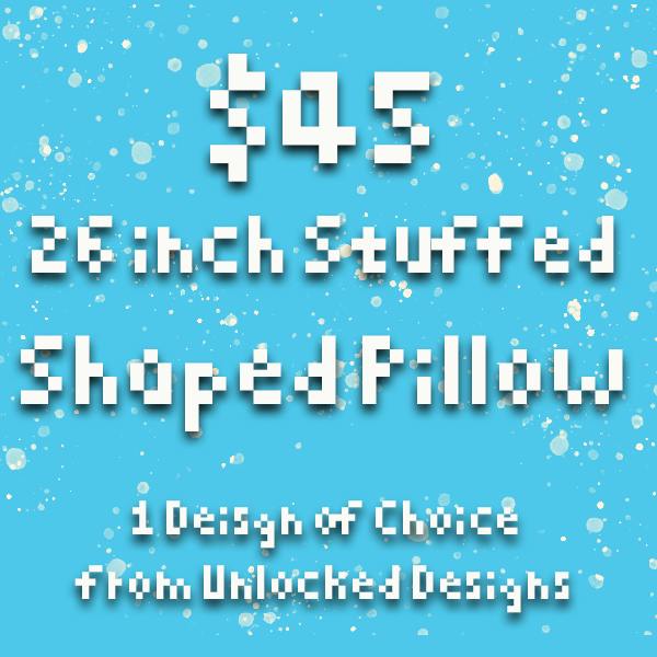 26 inch Shaped Pillow