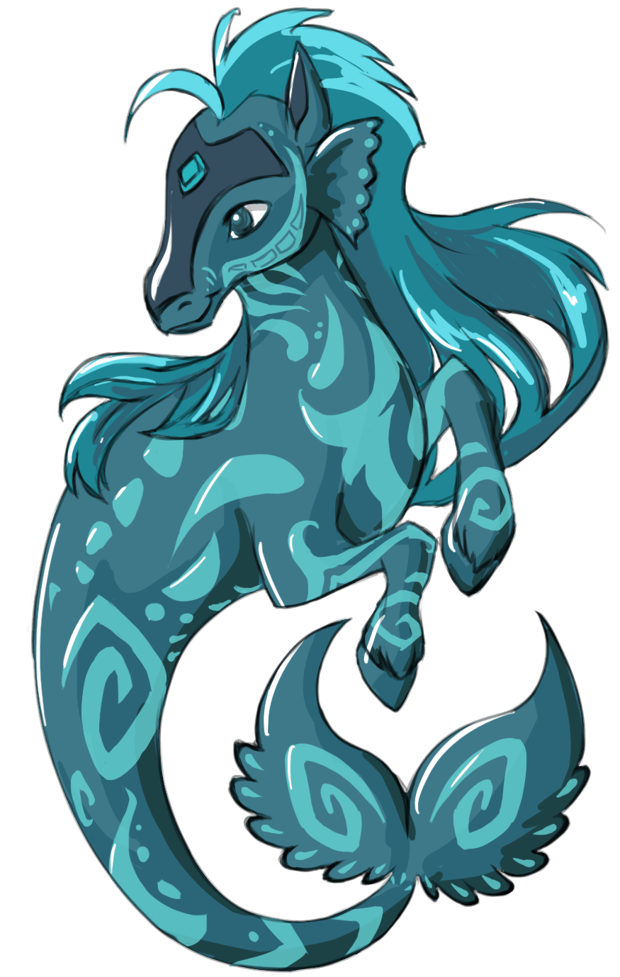 Runic Seahorse