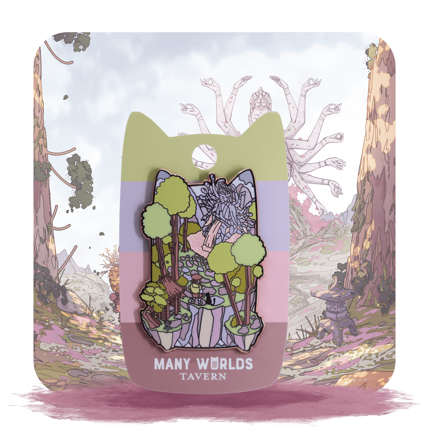 Sacred Spring Realm Pin