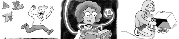 2 or more players play the amateur sleuths and meddling kids of Cliff Cove