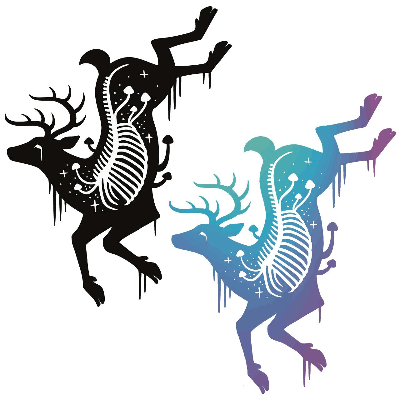 The Consumed Stag (Mushrooms)