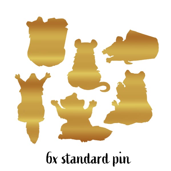 6 Standard Pins
