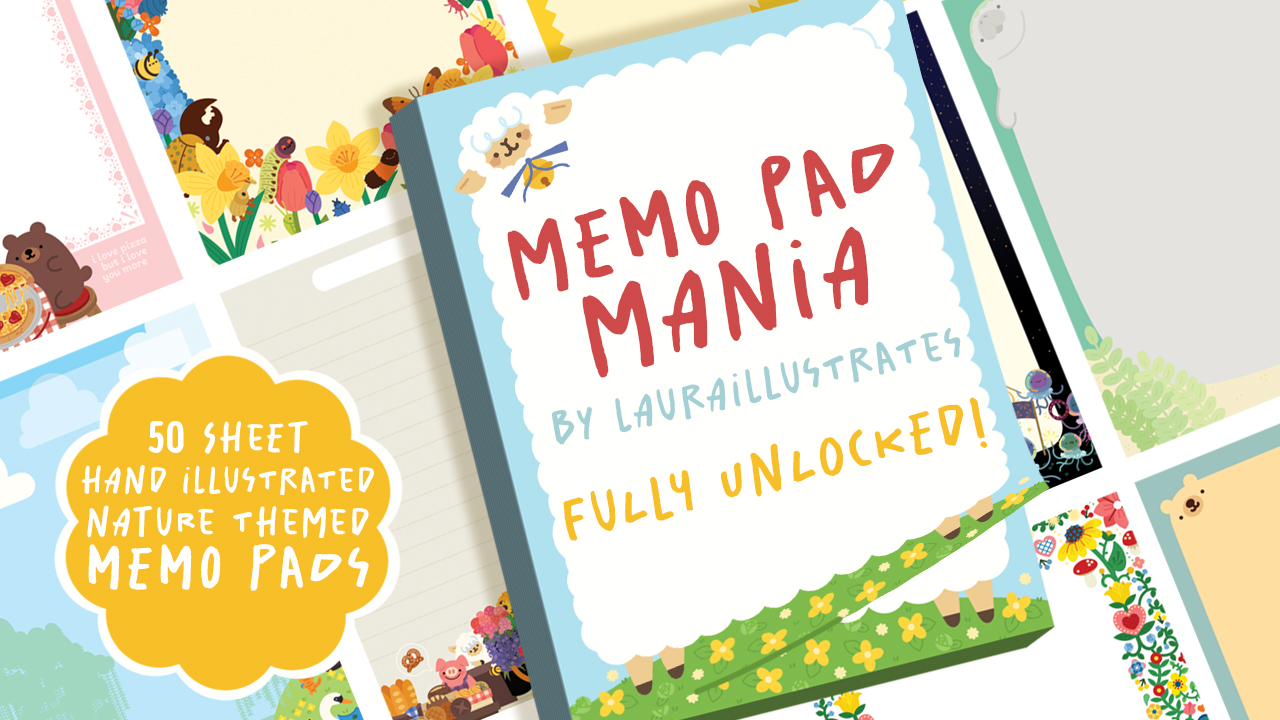 Memo Pad Mania! Cute Nature Themed Memo Pads