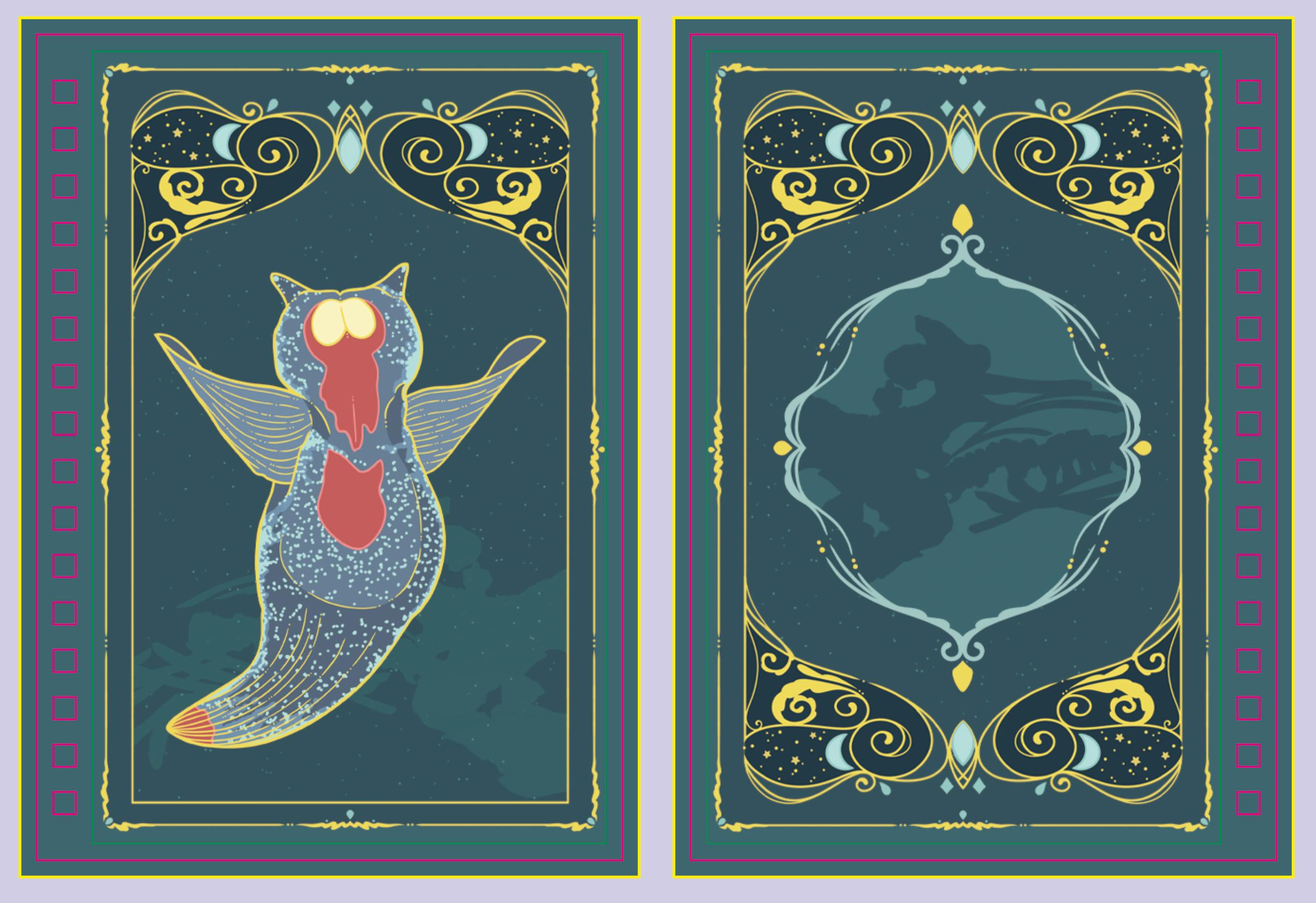 A6 Sticker Book Blood Moon Sea Angel