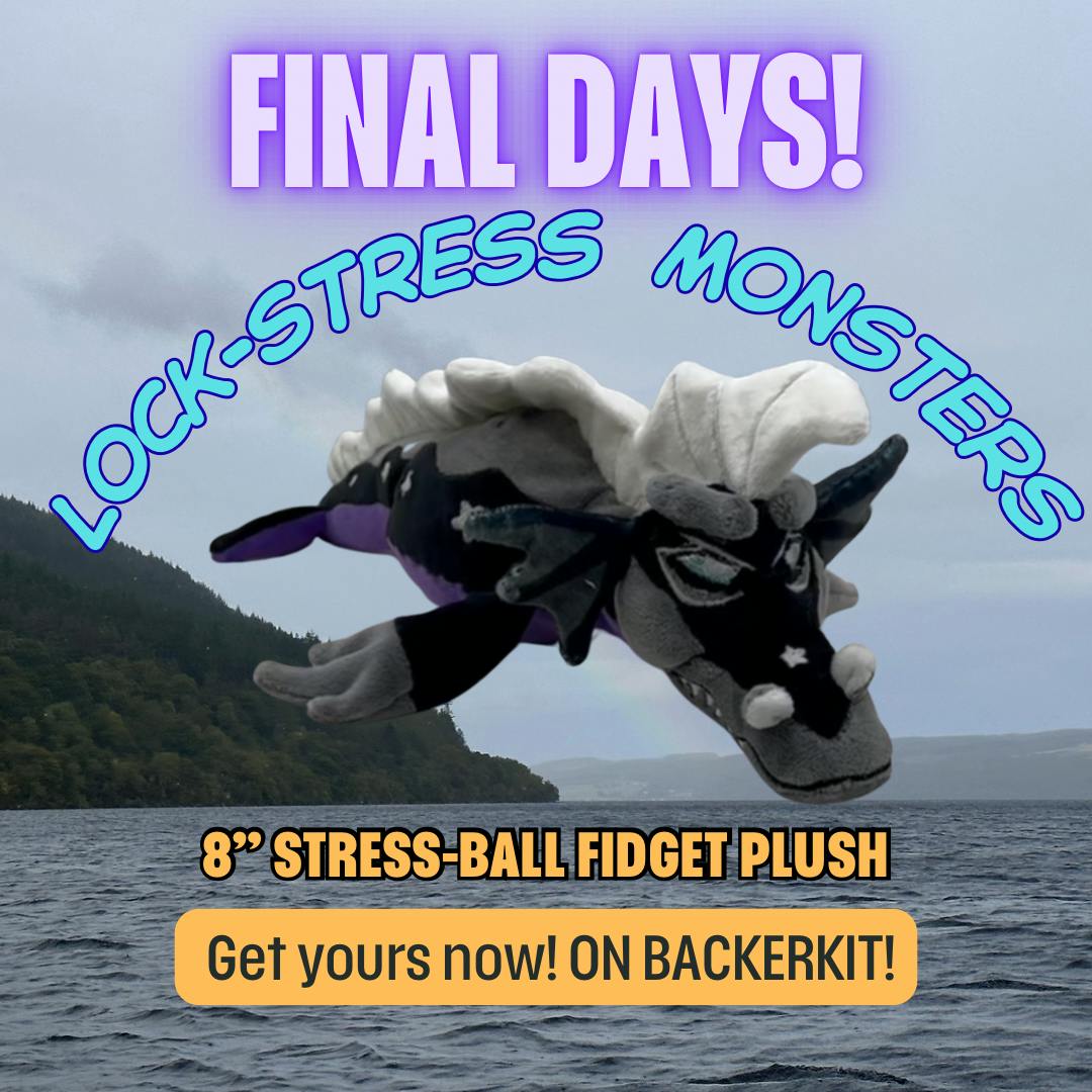 Lock Stress Monsters- Stress-ball plush Nessies and more! Project ...