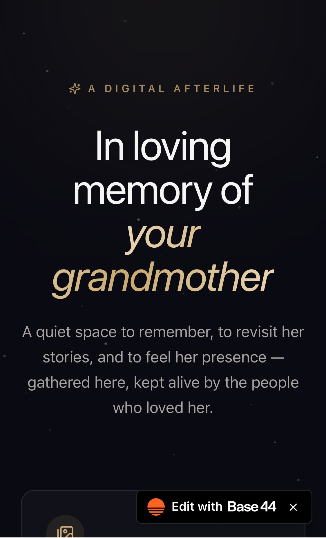 Fix Broken Families: Augmented Reality Digital Afterlife