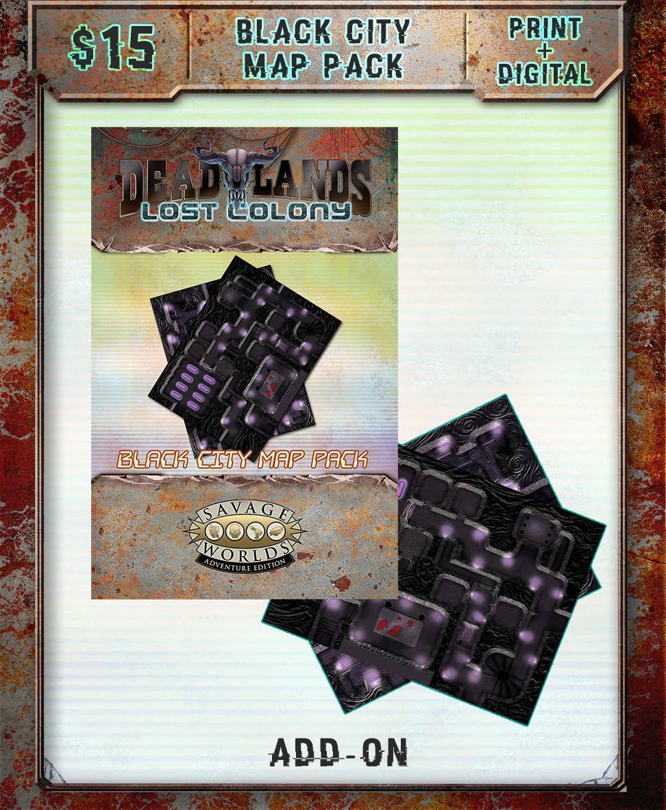 Black City Map Pack (Print+Digital)