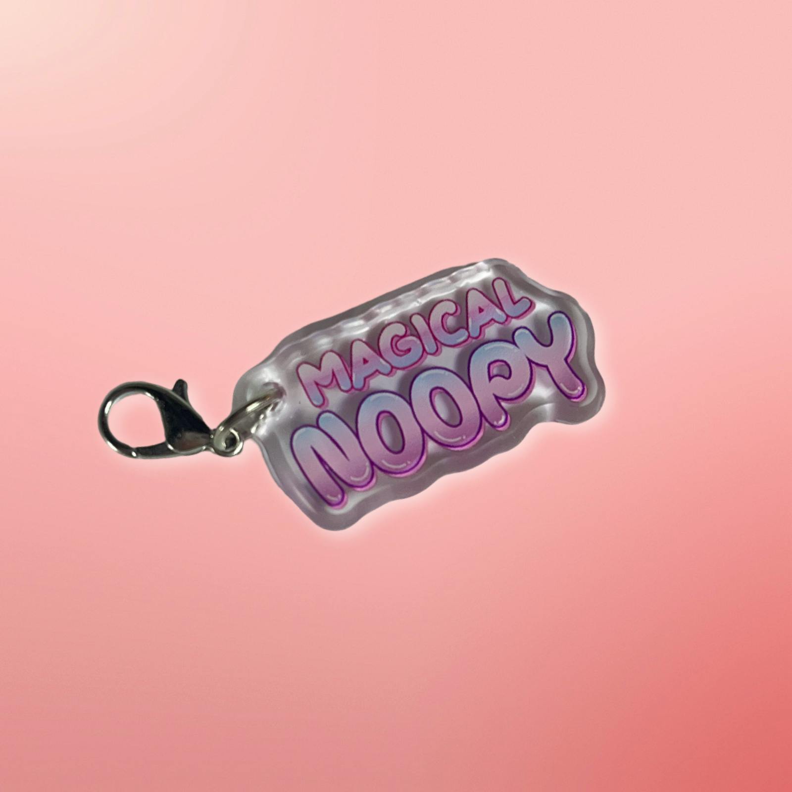 Magical Noopy Logo Charm Accessory