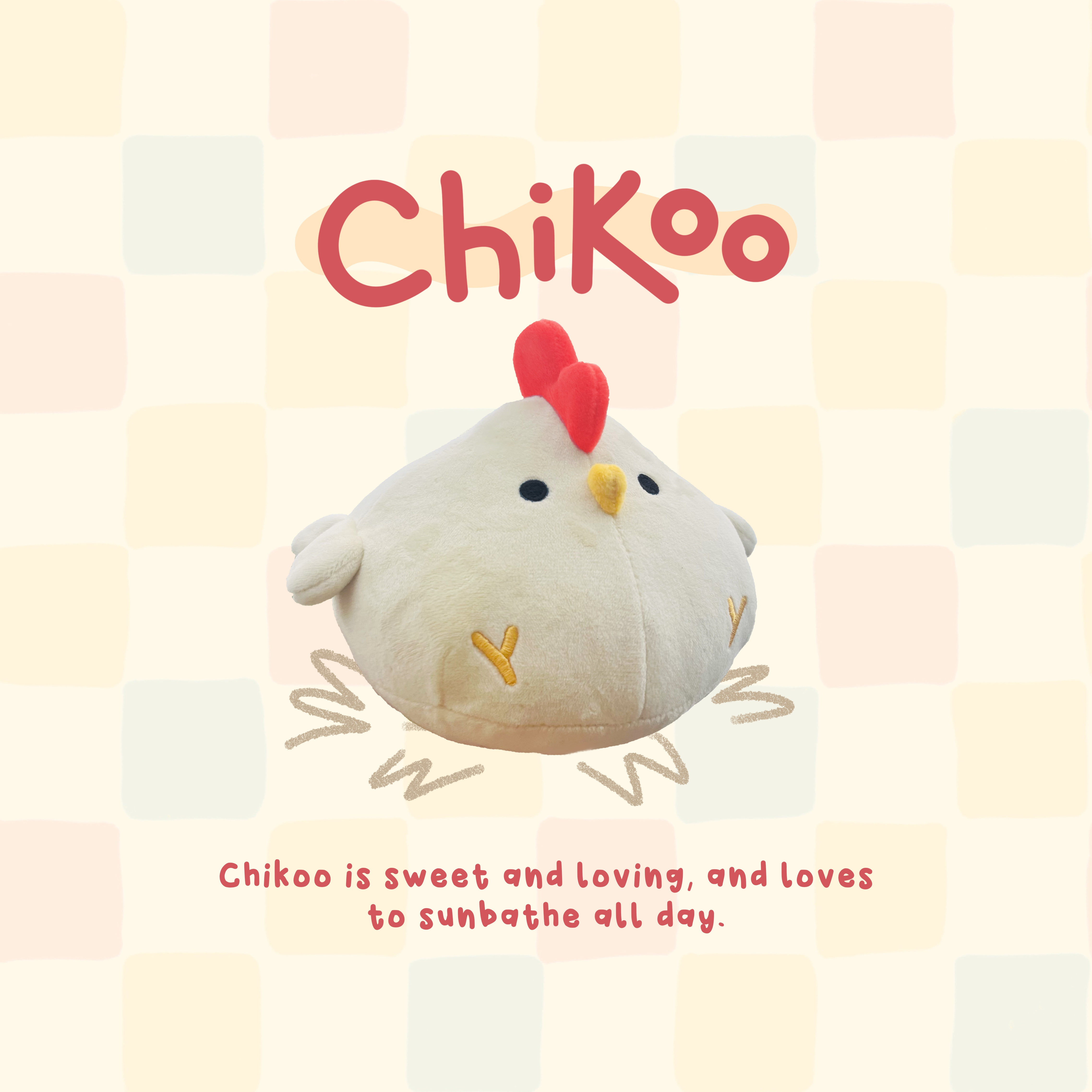 Chikoo the Chonky Chook Plush Art Toy