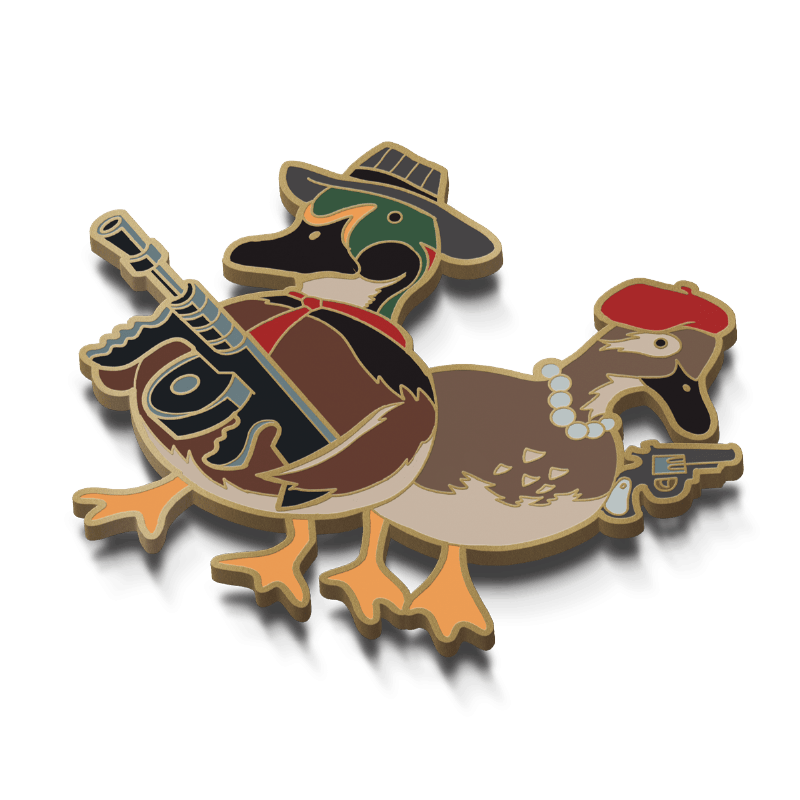 Bonnie and Clyde Pin