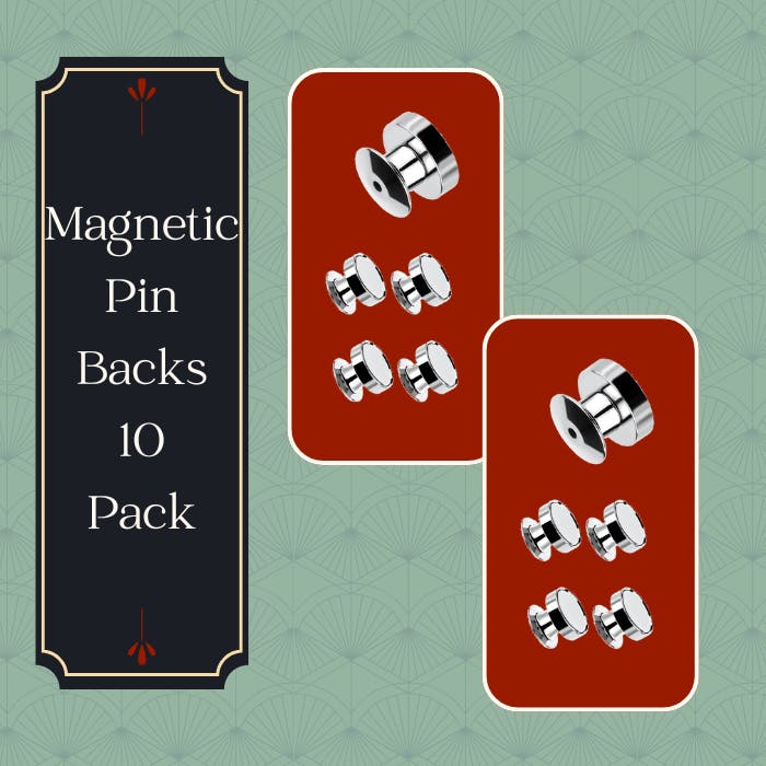 Magnetic Pin Backs 10pk