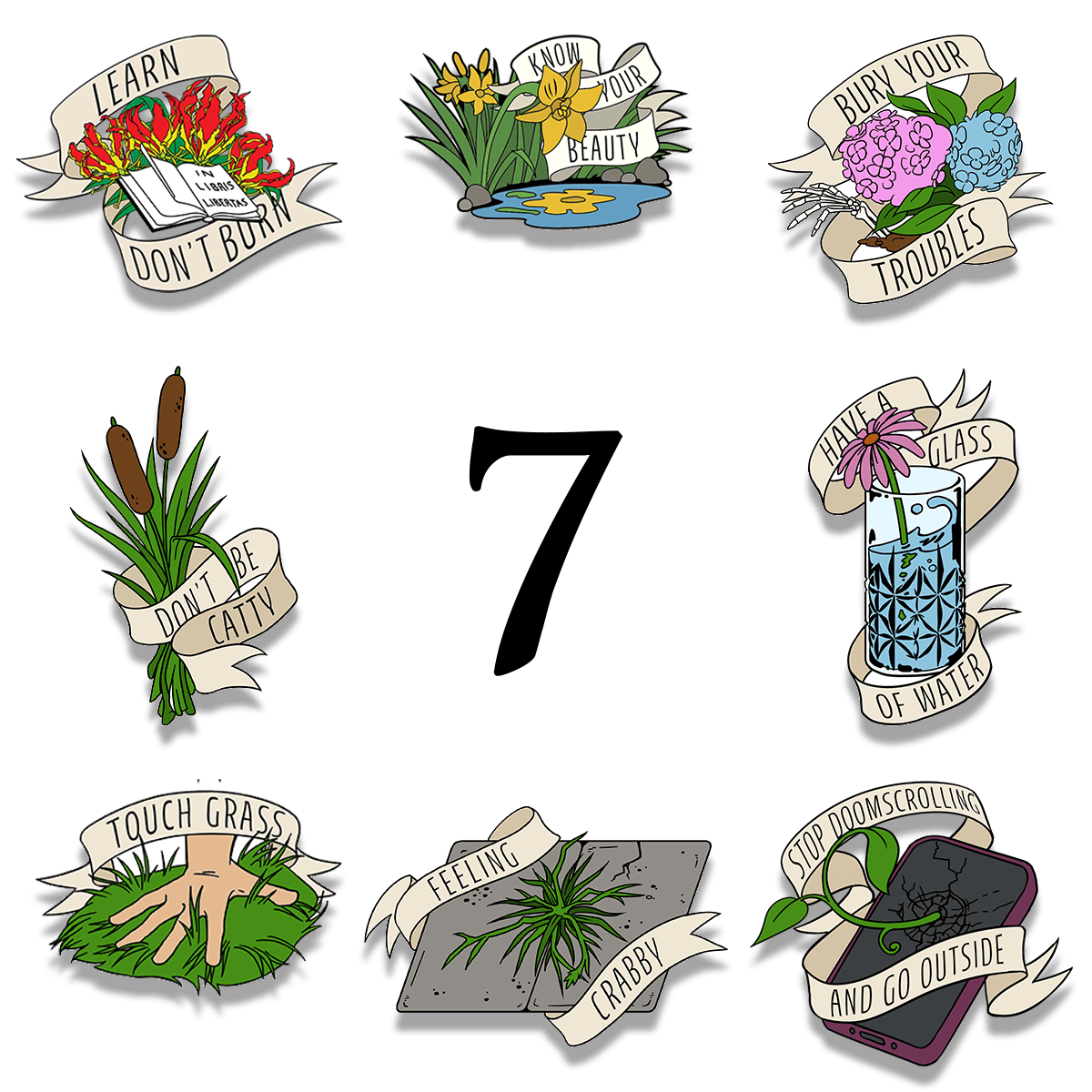 Seven Pins of Your Choice