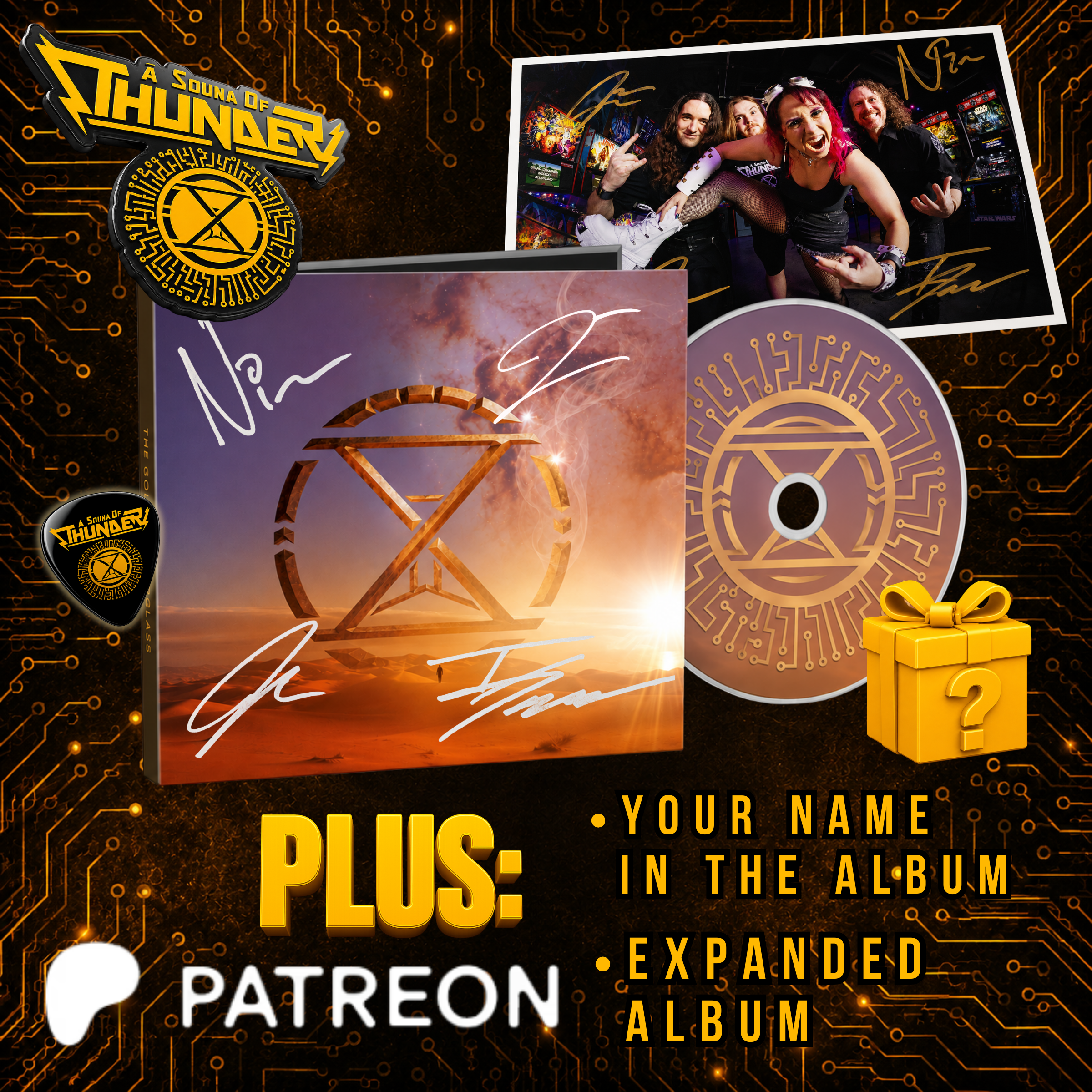 Honored Heroes: Your Name in the Credits + Expanded Album + Autograph Option + Swag Pack (PATREON)