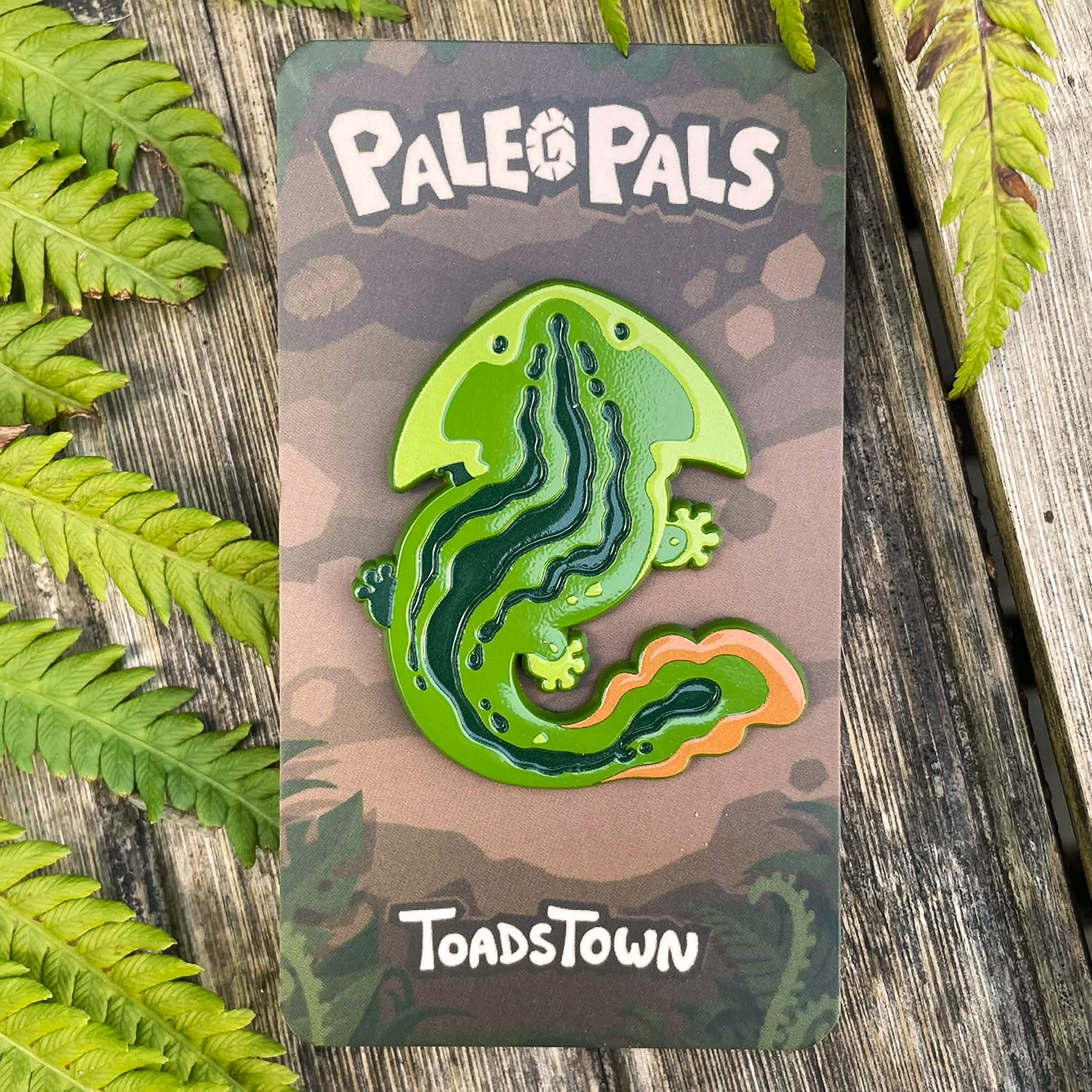 Diplocaulus Dyed Enamel Pin