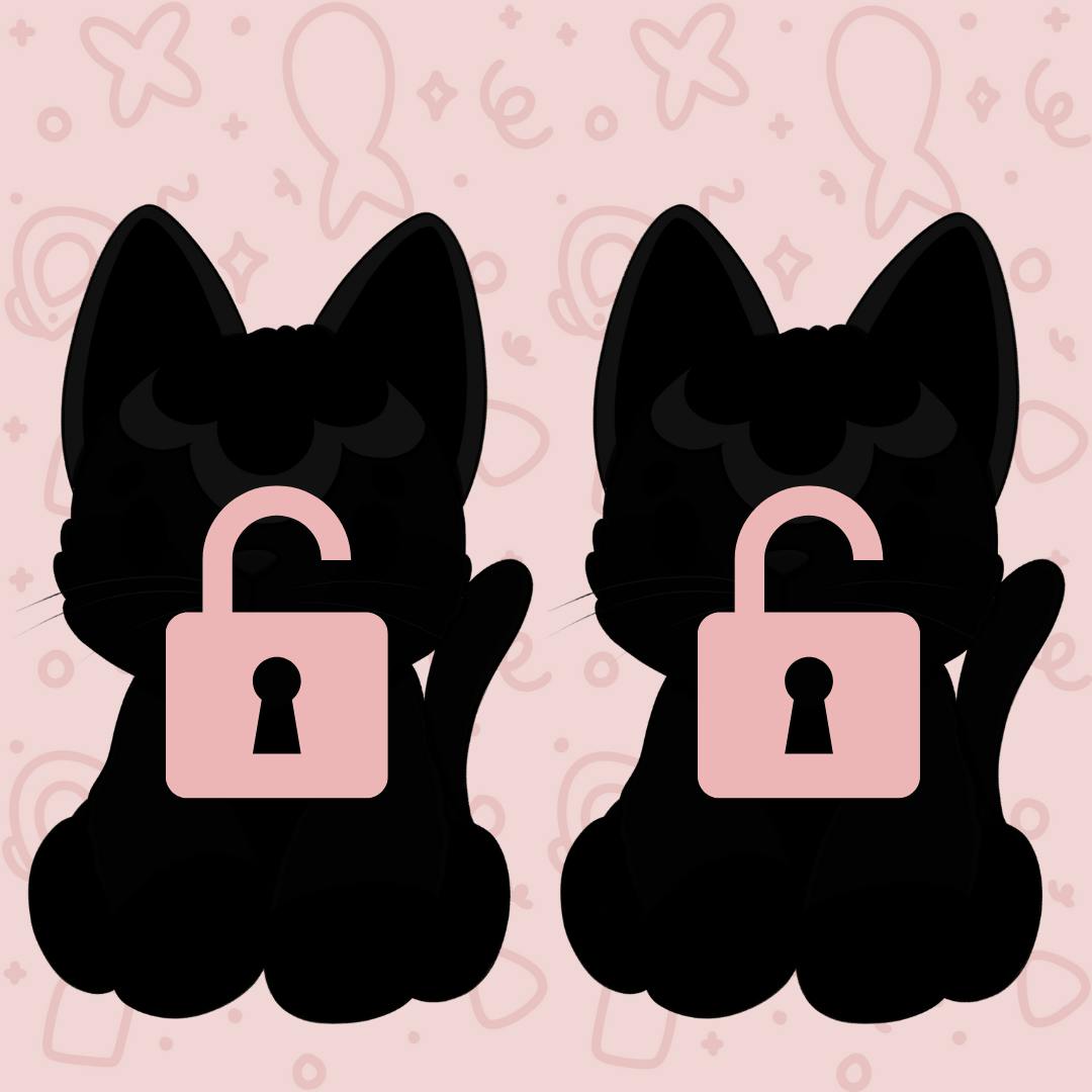 Two Koffee Kitten Plushies