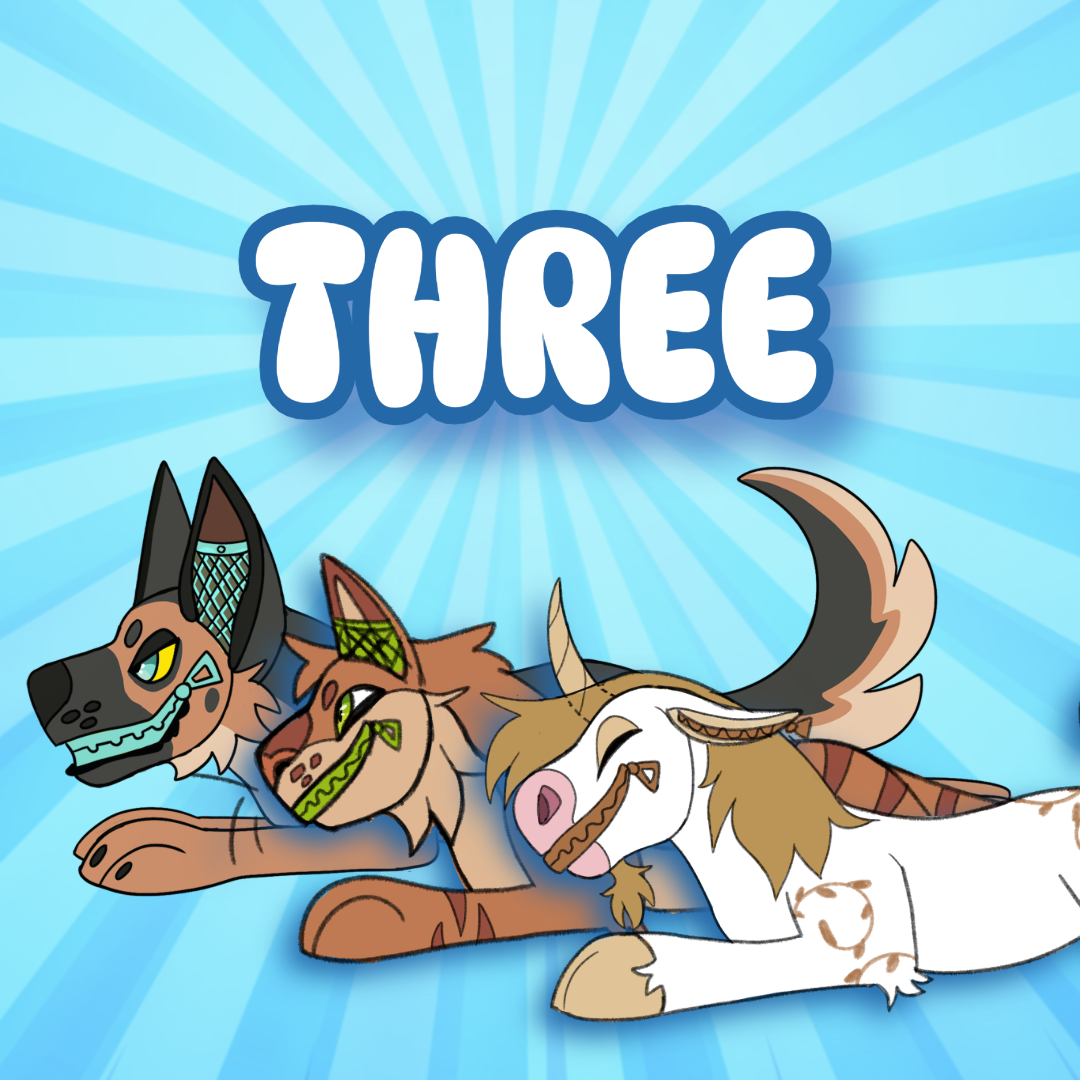THREE ZipCritterz Plush